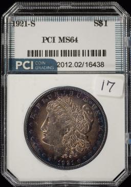 1921-S Morgan Dollar PCI MS-64