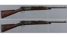 Two U.S. Springfield Armory Model 1899 Bolt Action Krag Carbines
