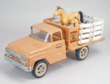 Tonka Farms Stake Truck w/ Horses, Ca. 1960