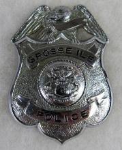 Vintage Obsolete Grosse Isle (Mich) Police Badge