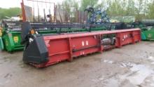 25' CASE IH 1020 FLEX HEAD, 2  shaft oil drive, fore & aft, 3 "sections