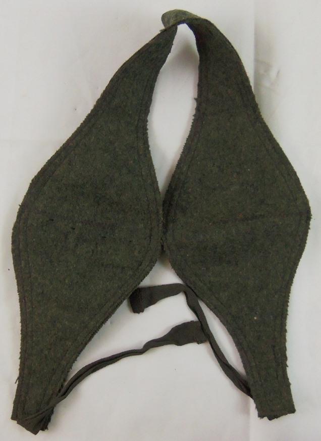Unusual Field Made Wool Ear Muffs For Officer?