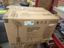 Hampton Bay 38200 BTU Bronze Heat-Focusing Propane Gas Standing Patio Heater, Model HD10, Retail