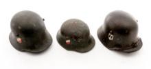 Lot of Two (2) M-16/18 Transitional Helmets and Child?s Helmet