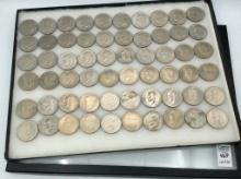 Collection of 60 Ike Dollars Including