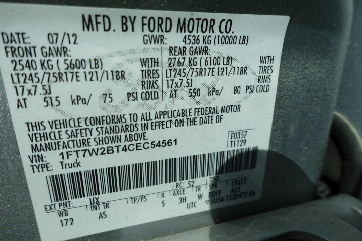 #6301 2012 FORD F250 XL CREW CAB 4X4 6.7 POWER STROKE DIESEL 195150 MILES A