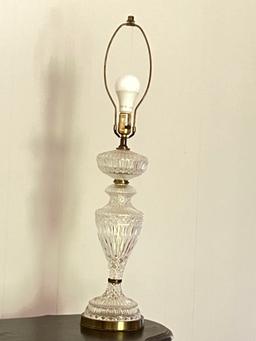 32" Crystal Lamp with Shade