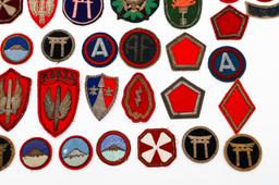 KOREAN WAR US ARMY THEATER MADE BULLION PATCHES