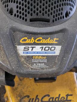 Cub cadet ST 100 22in wheeled string trimmer