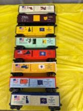 Assorted Lot Of Lionel State Freight Cars