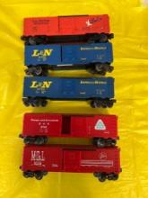Assorted Lot Of Lionel Freight Cars
