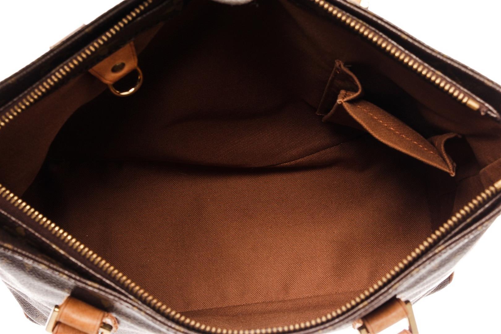 Louis Vuitton Brown Monogram Leather Cabas Piano Tote Bag