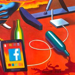 Faster Pieces are Masterpieces by Kostabi Original
