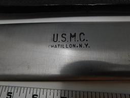 WWII USMC Chatillon bolo machete