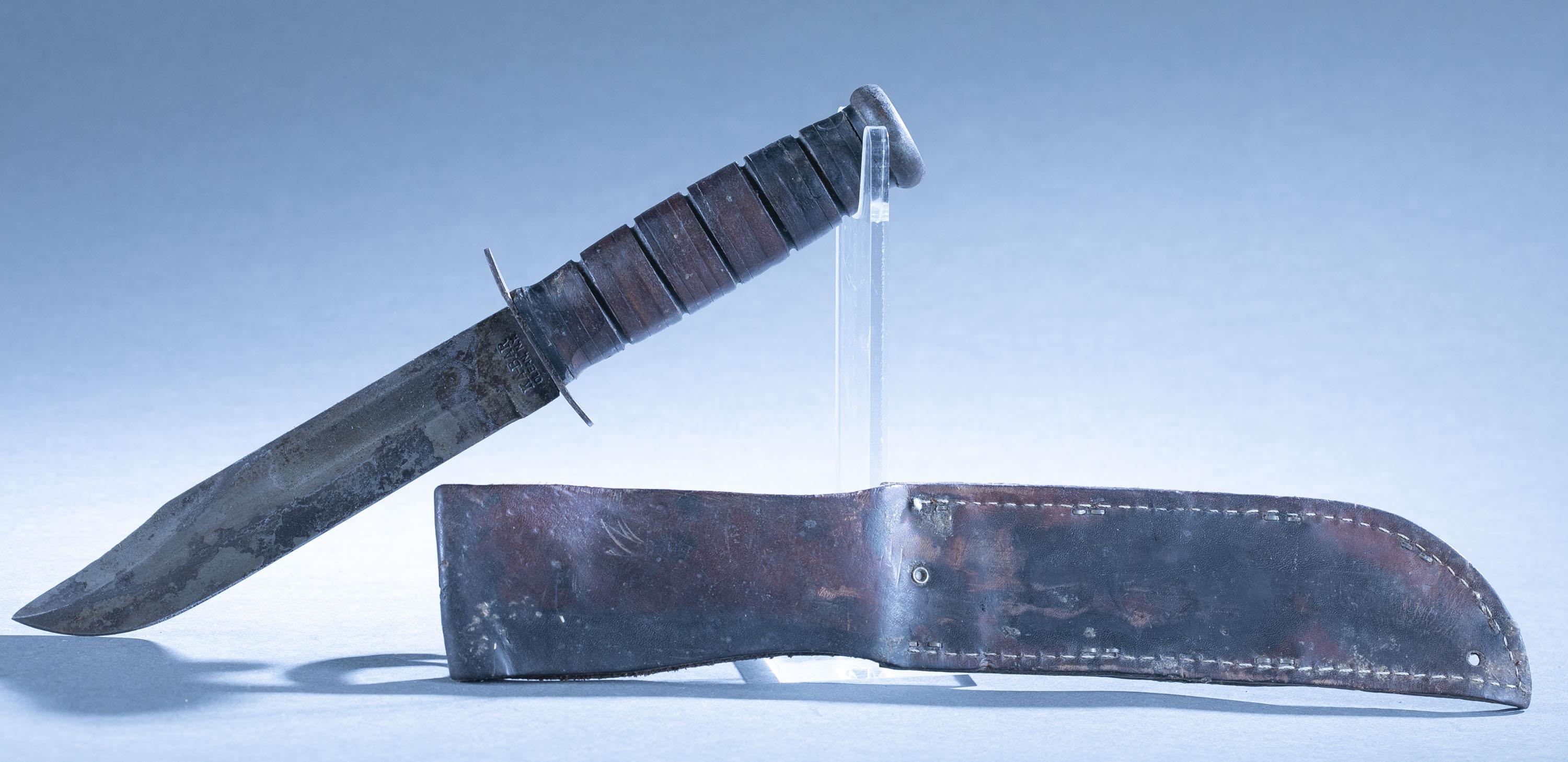 USMC KA-BAR knife with sheath