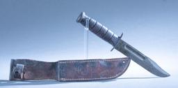 USMC KA-BAR knife with sheath