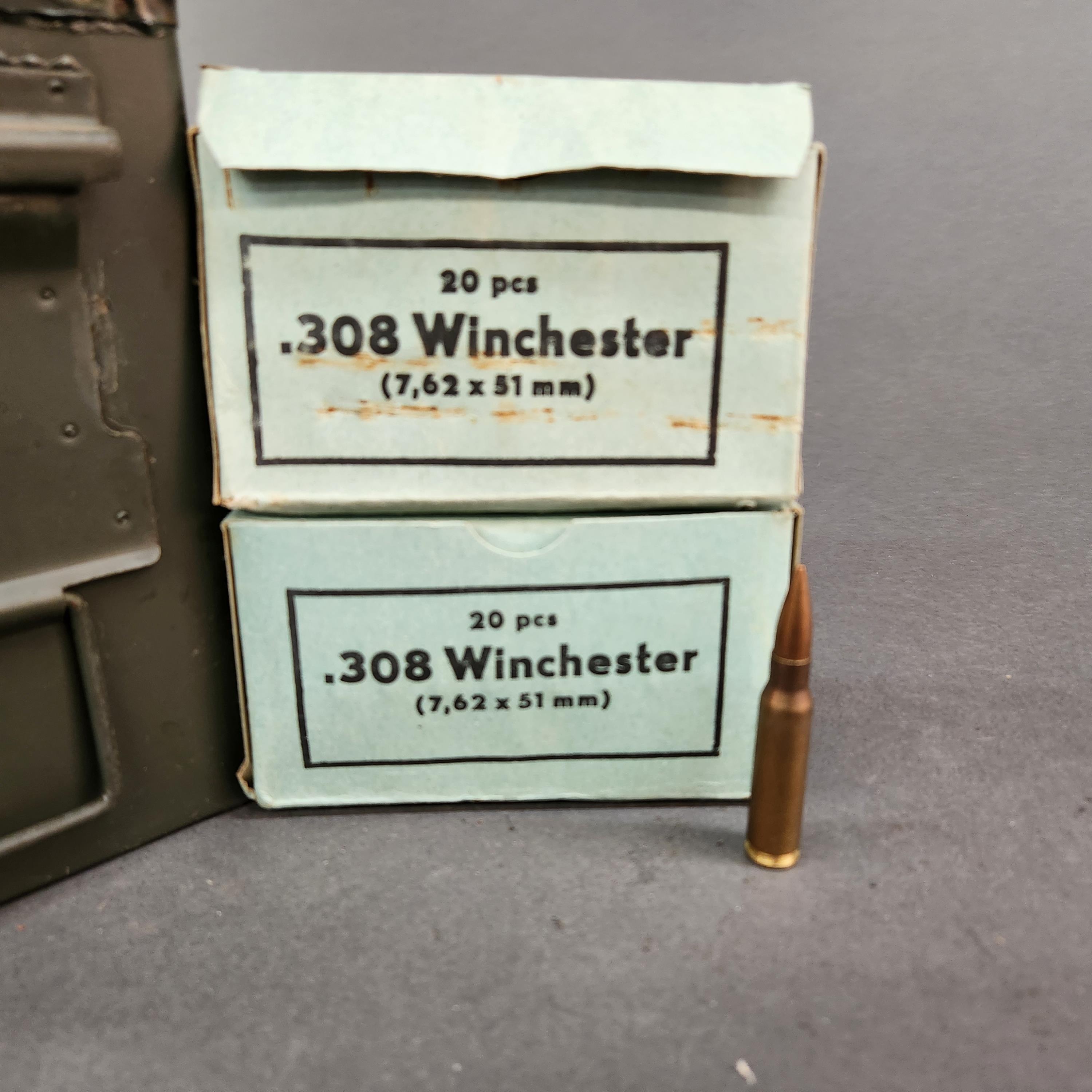 Czech Mil Surp .308 Win ammunition, 520 rounds