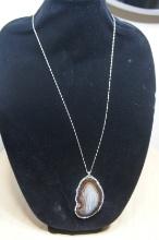 Jewel Edge Geode Necklace AC