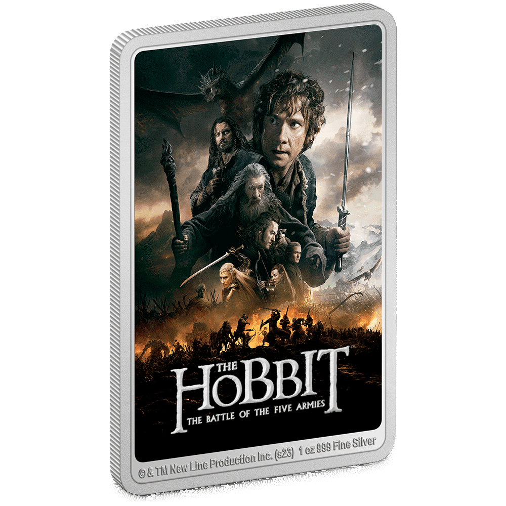 THE HOBBIT(TM) - The Battle of the Five Armies 1oz Silver Coin