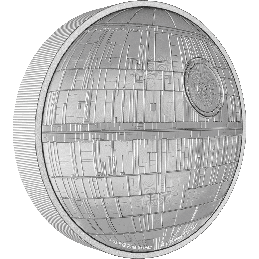 Star Wars(TM) - Death Star(TM) 3oz Silver Coin