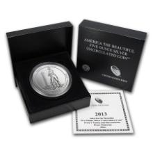 2013-P 5 oz Silver ATB Perry's Victory (w Box and COA)