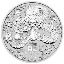 2024 Australia 1 oz Silver Lunar Dragon BU (Series III)