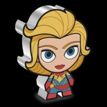 Marvel ? Captain Marvel 1oz Silver Chibi(R) Coin