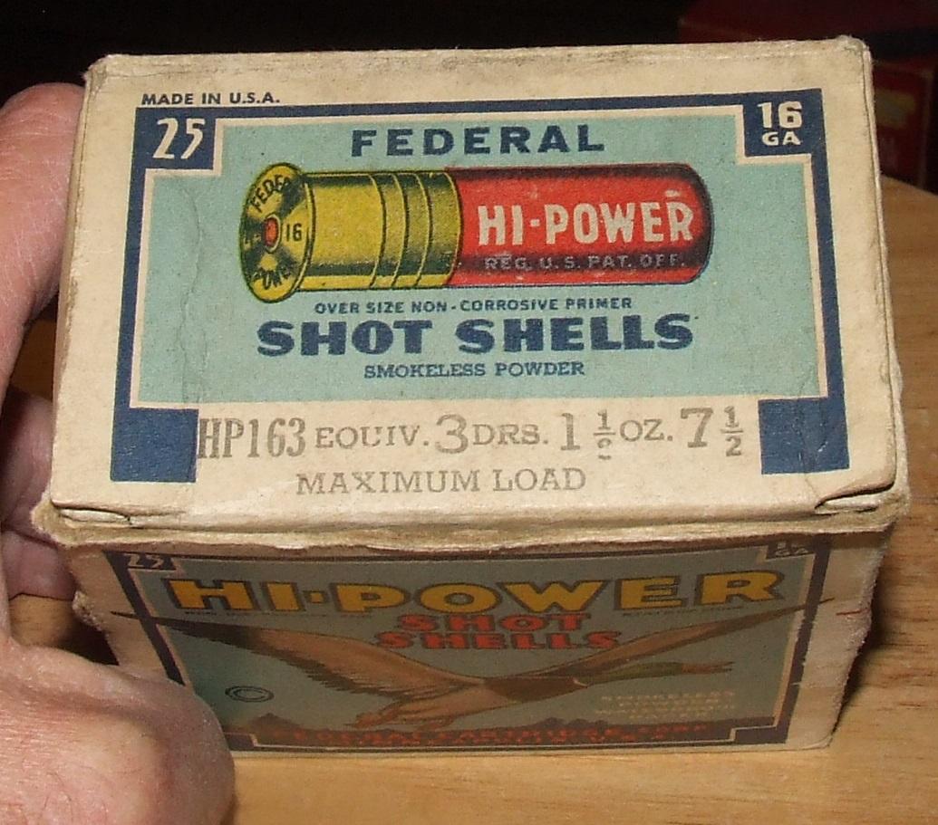 23 Rounds Federal Hi-Power 16 ga