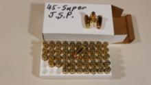 50 rnds 45 Super JSP