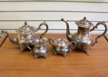 Antique Esquire Sterling Silver Coffee/tea 4 Piece Service