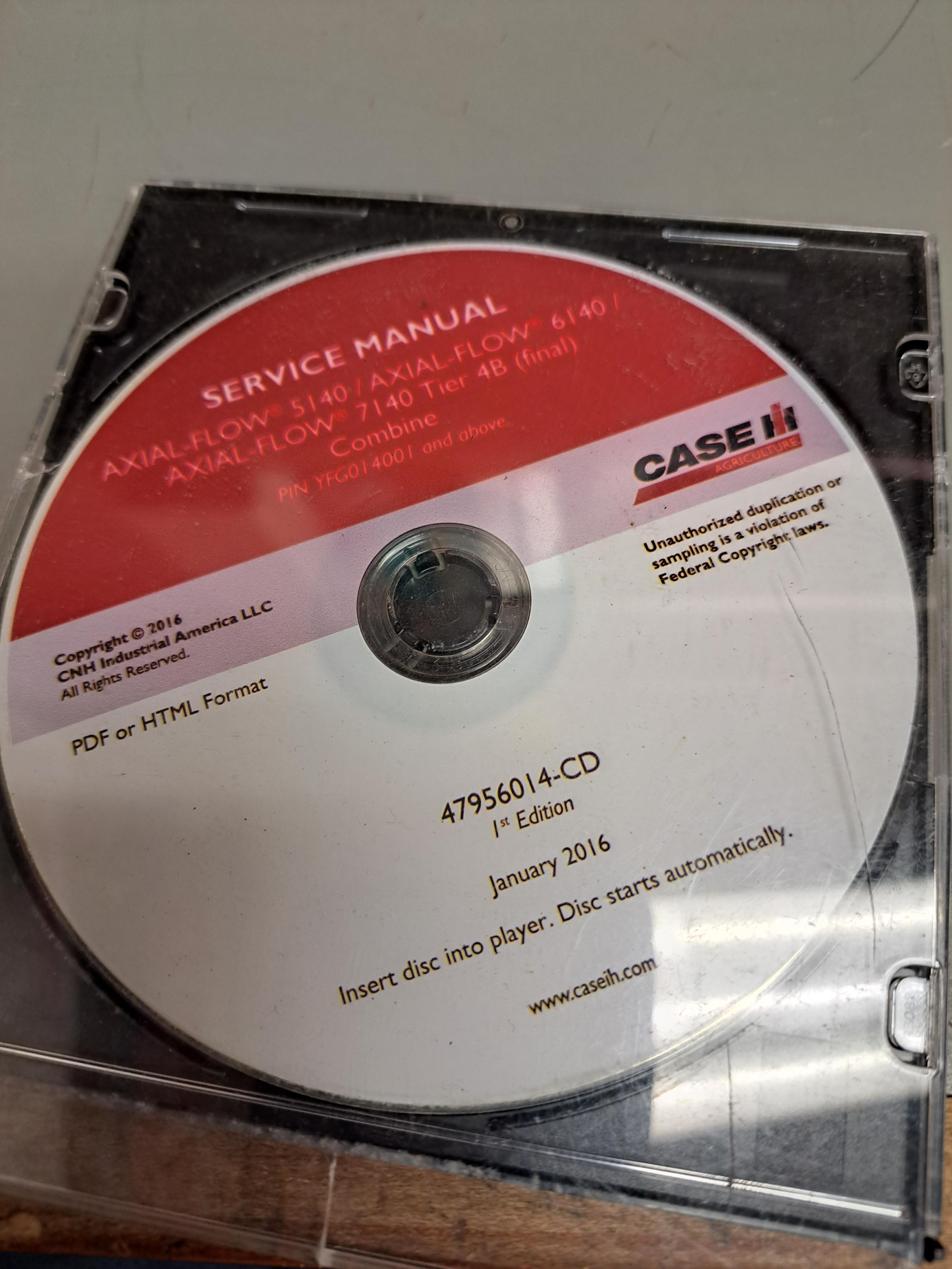 Case IH  5140 combine service  manual