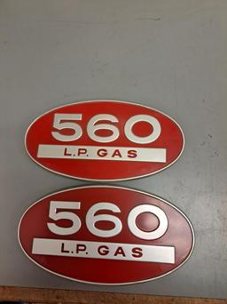Ih 560 lp gas emblems