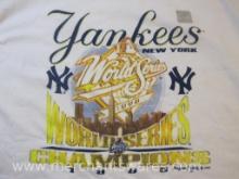 New York Yankees 1998 World Series Champions Size 3X T-Shirt, new with tags, 11 oz