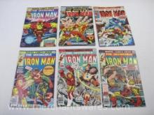 The Invincible Iron Man, Six Marvel Comics Group Comics No. 80, 81, Nov, Dec 1975, No. 91-94,