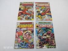 Four The Champions Marvel Comics Group Comics, Issues No. 7, Aug 1976, No. 11-13, Feb, Mar, May