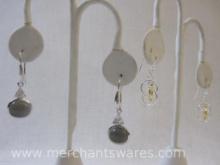 Two Pairs of Silver Earrings