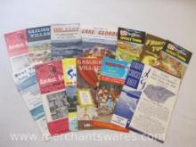 Assorted Vintage Lake George New York Brochures, 6 oz