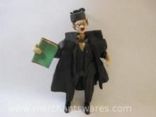 Vintage Cloth Graduation/Professor Doll, see pictures AS IS, 5 oz