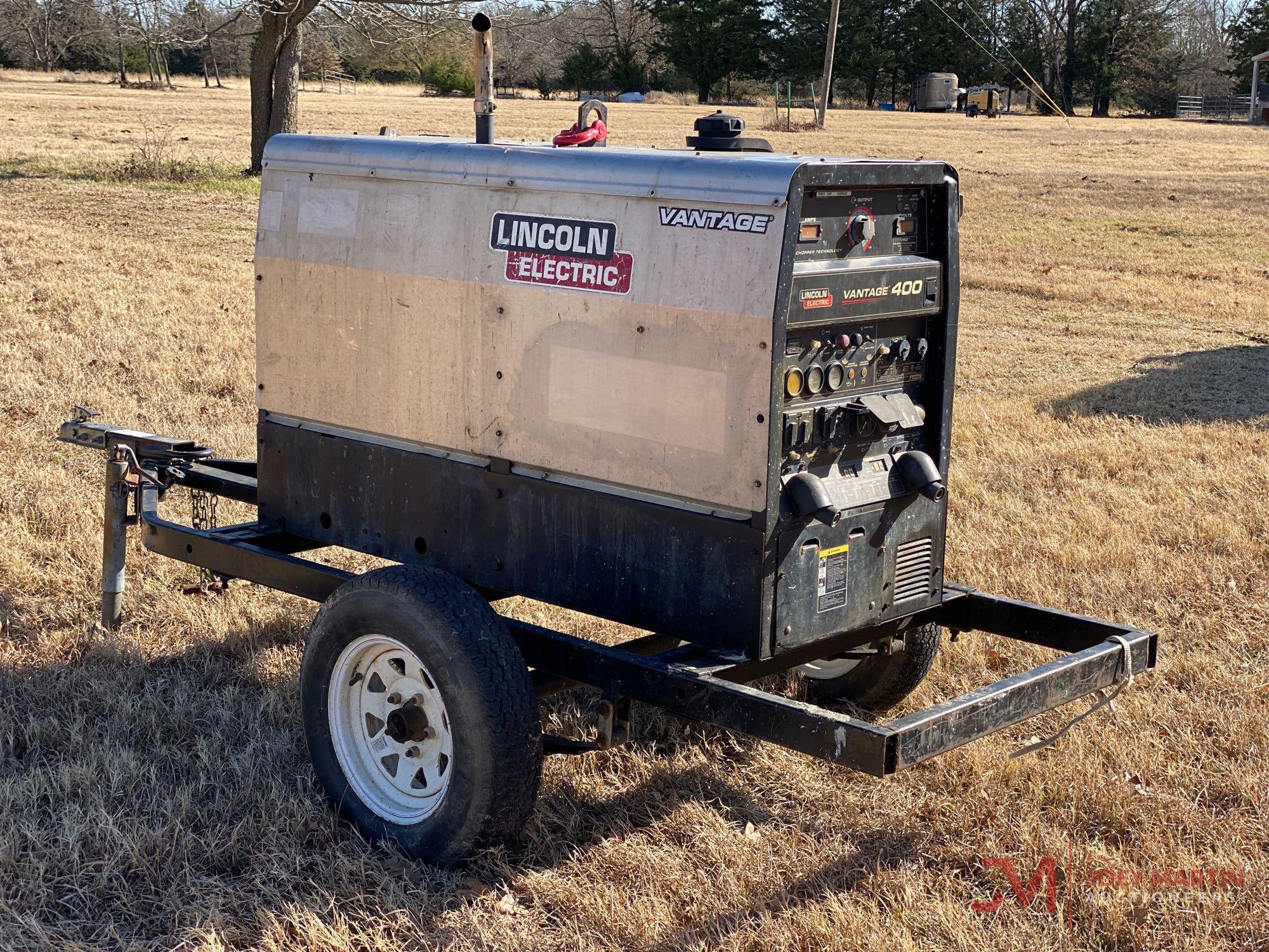 2008 LINCOLN VANTAGE 400 TOWABLE WELDER