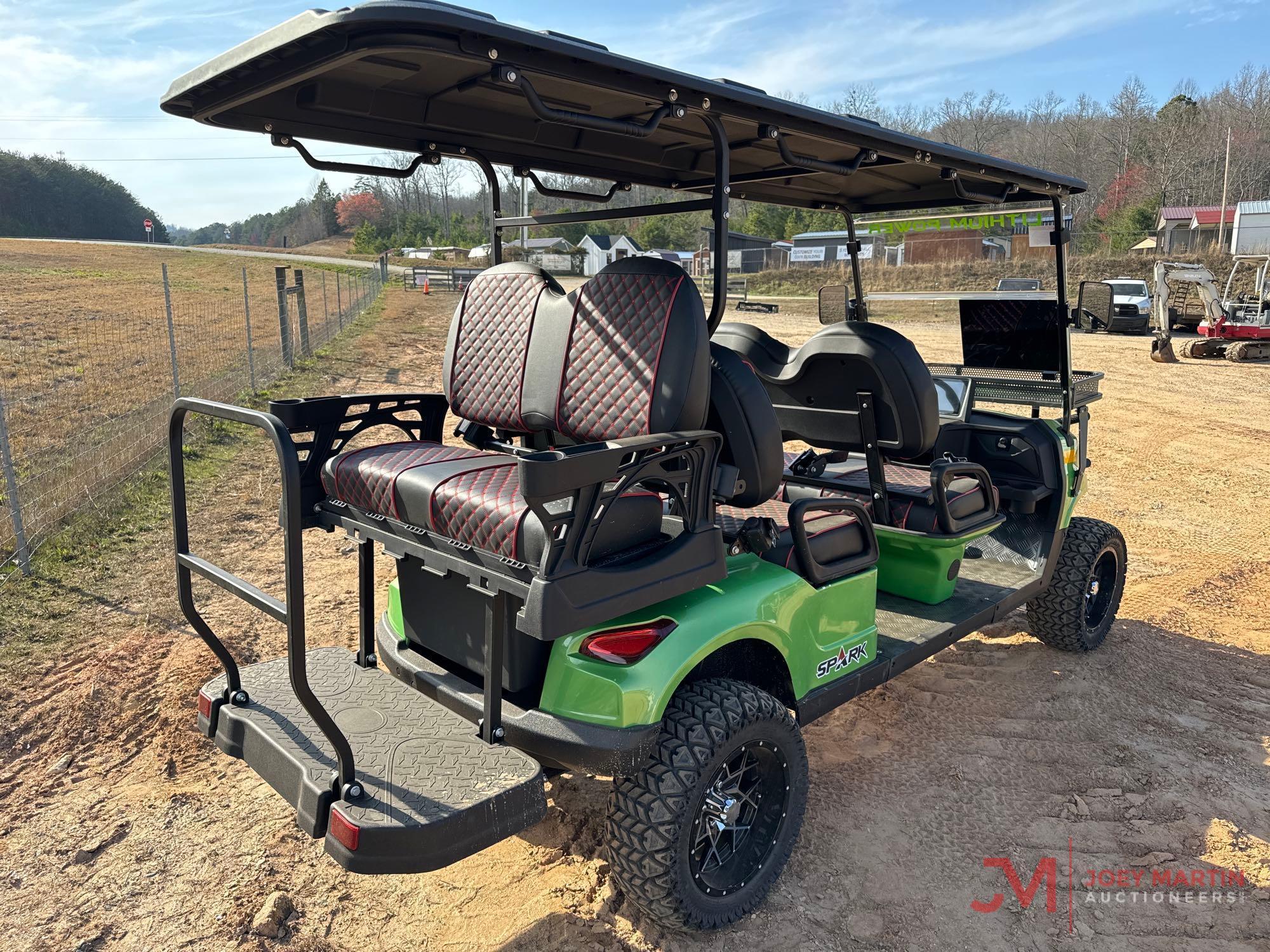 NEW SPARK 6-SEATER 48V ELECTRIC GOLF CART