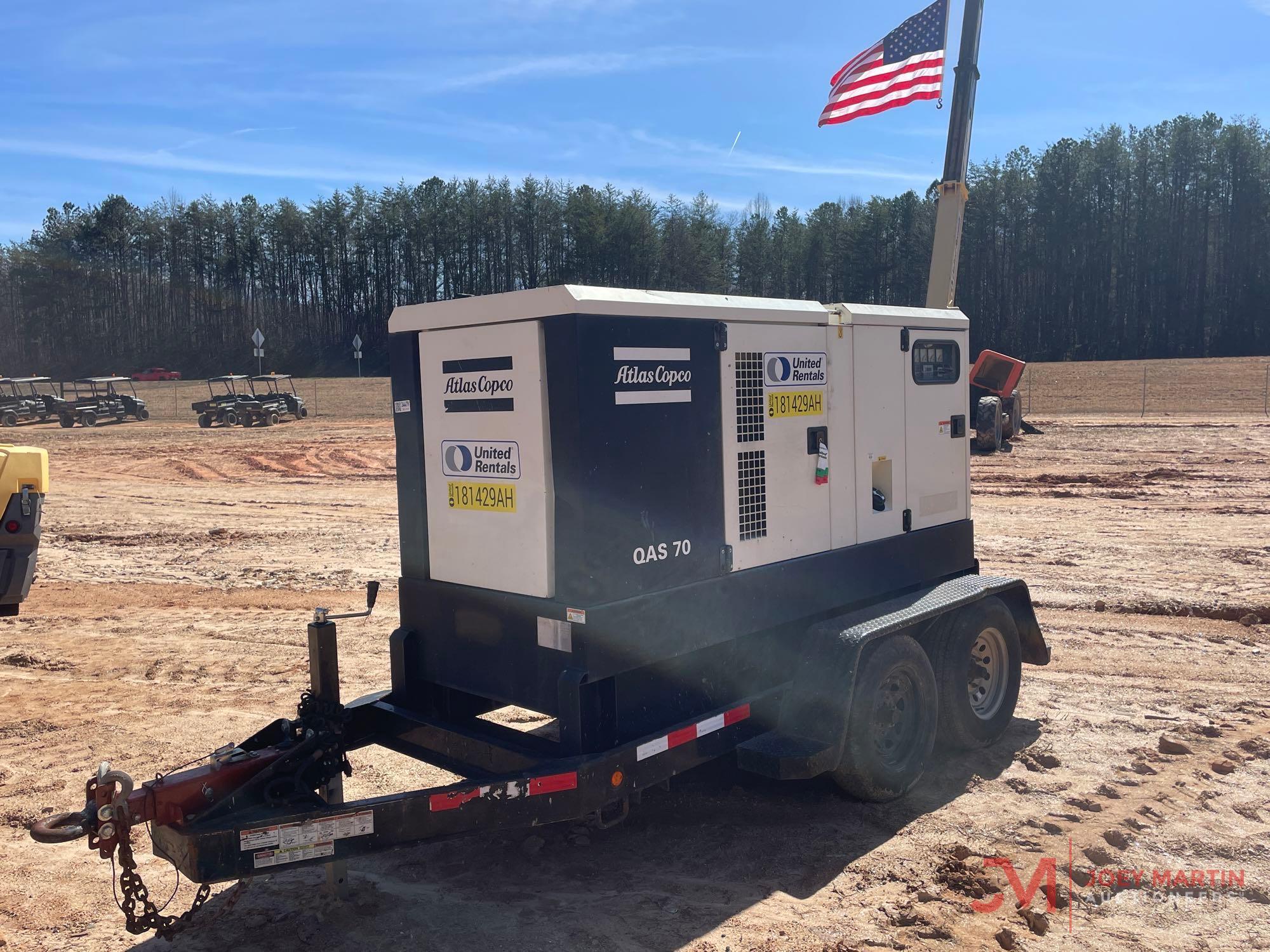 2016 ATLAS COPCO TOWABLE GENERATOR