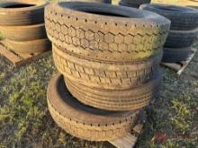 (4) VARIOUS TRUCK TIRES