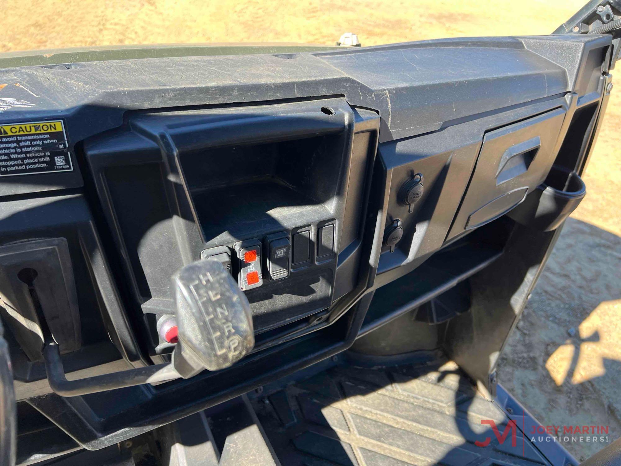 2018 POLARIS RANGER 4X4 UTV DIESEL