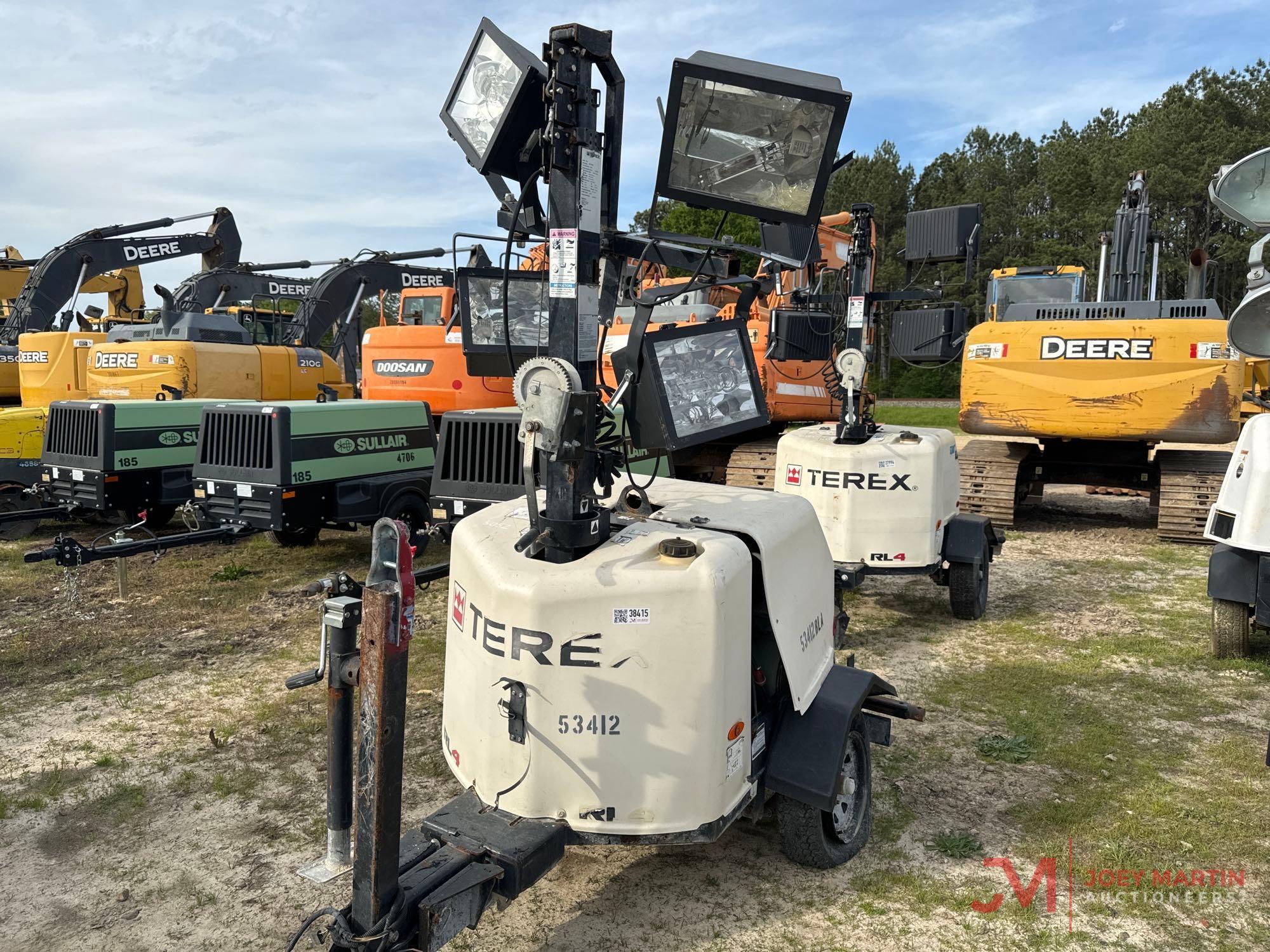 2018 TEREX RL4 TOWABLE LIGHT TOWER