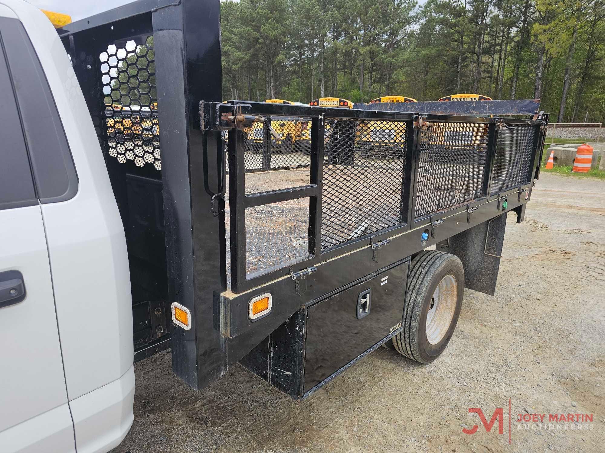 2018 FORD F-550 SUPERDUTY FLATBED TRUCK