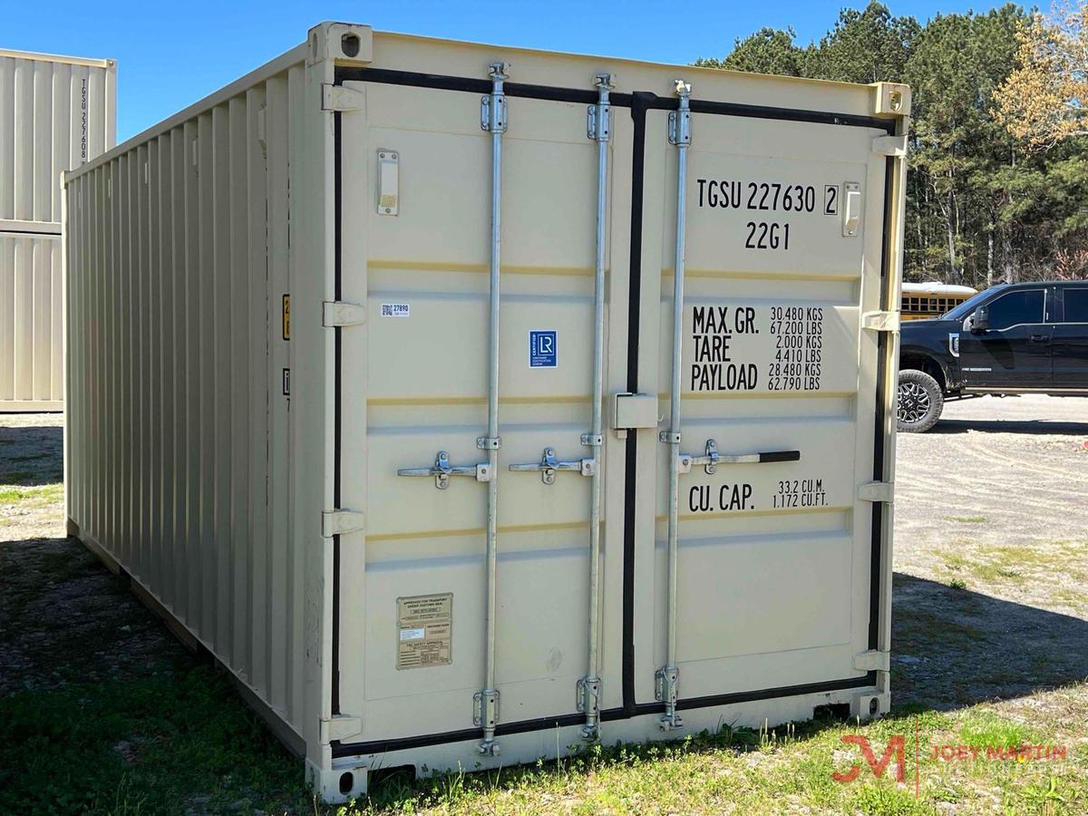 ONE TRIP 20' SHIPPING CONTAINER