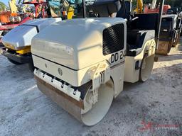 INGERSOLL-RAND DOUBLE DRUM ROLLER