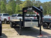 NEW 2024 DELTA 210GN 25' + 5' GOOSENECK FLATBED TRAILER