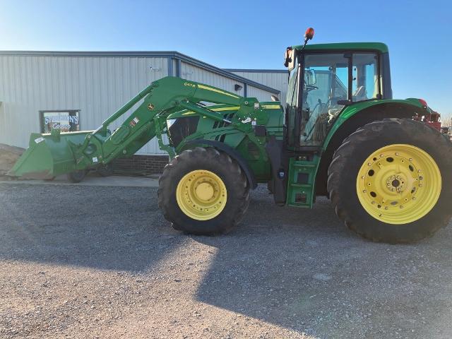 2018 JOHN DEERE 6155M WITH JD 640R LOADER