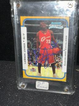 Bowman Chrome Lebron James 2003/2004 Card #123 Rookie- Reprint?